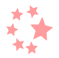 Academy of Skies six-star emblem — coral Glimmer element of the MYSTORiQ realm